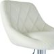 Elements International Melissa 2-Piece White Bar Stools-3