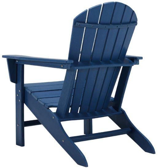 Signature Design by Ashley® Sundown Treasure Blue Polyethylene Outdoor Adirondack Chair-3