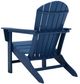 Signature Design by Ashley® Sundown Treasure Blue Polyethylene Outdoor Adirondack Chair-3