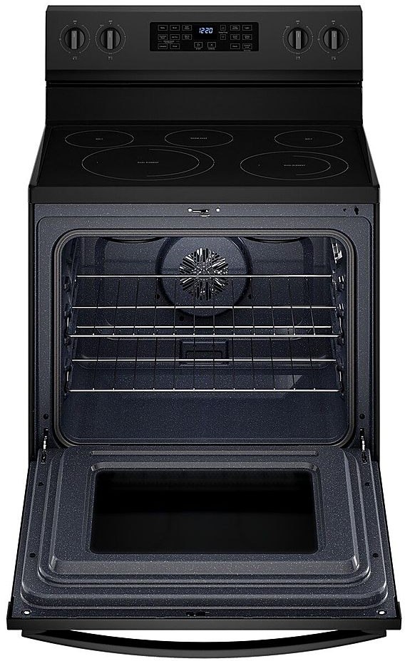 Whirlpool 30" Black Freestanding Electric Range with 5-in-1 Air Fry Oven - Thumbnail 3