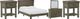 Signature Design by Ashley® Shamryn 5-Piece Grayish Brown Full Panel Bed Set-0
