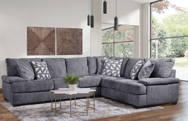 Behold™ Home Vega 2-Piece Charcoal Sectional-1