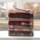 Olliix by Woolrich Red Huntington Oversized Cotton Quilted Throw-2