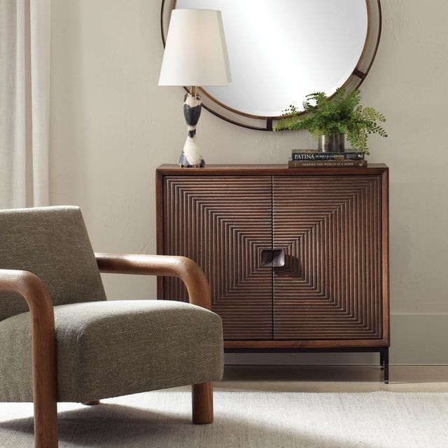 Uttermost® Bottom Line Brown 2-Door Cabinet-1