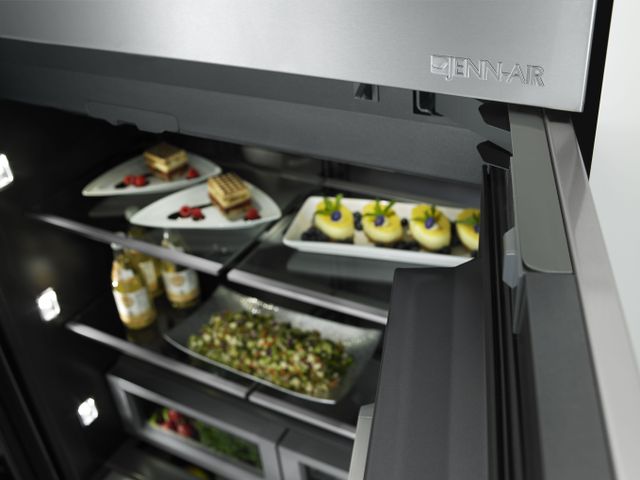 JennAir® 20.8 Cu. Ft. Panel Ready Counter Depth Built In French Door Refrigerator-6