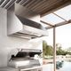 Falmec Zeus 36" Scotch Brite Stainless Steel Outdoor Range Hood-3