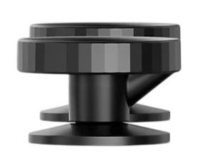 KOHLER® Components® Matte Black Industrial Bathroom Sink Faucet Handles-2