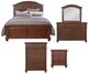 American Woodcrafters 2400 Sedona 5-Piece Cinnamon Cherry Queen Bedroom Set-0