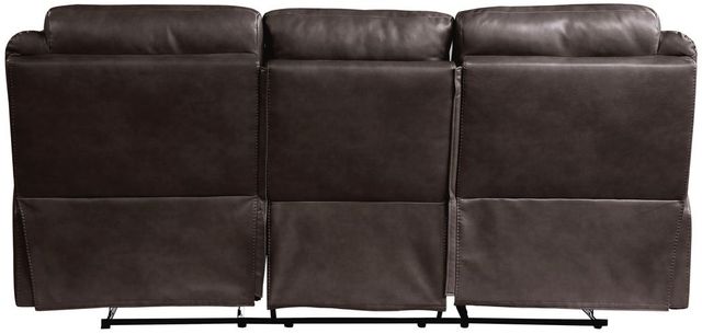 Homelegance® Aram Dark Brown Manual Double Reclining Sofa-3