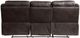 Homelegance® Aram Dark Brown Manual Double Reclining Sofa-3