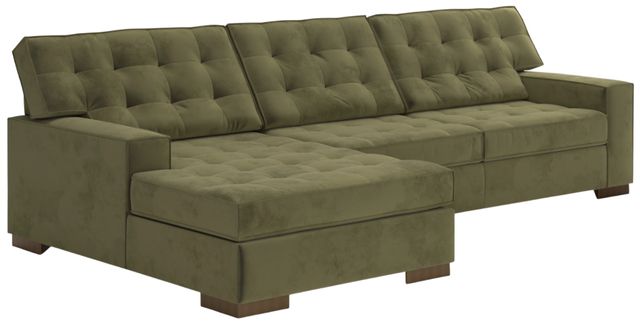 Signature Design by Ashley® Caspian-Town 2-Piece Olive Left-Arm Facing Sectional and Chaise-0