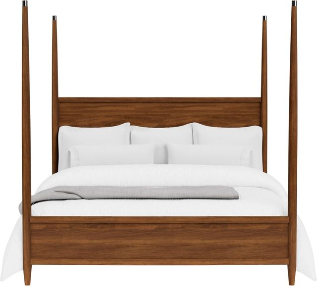 Riverside Furniture Elsie Classic Walnut Queen Poster Bed-3