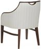 Fairfield® Customizable Anthony Dining Arm Chair with Channel Quilting-3