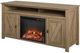 Ameriwood Home Farmington Natural 60'' Electric Fireplace Media Console-1