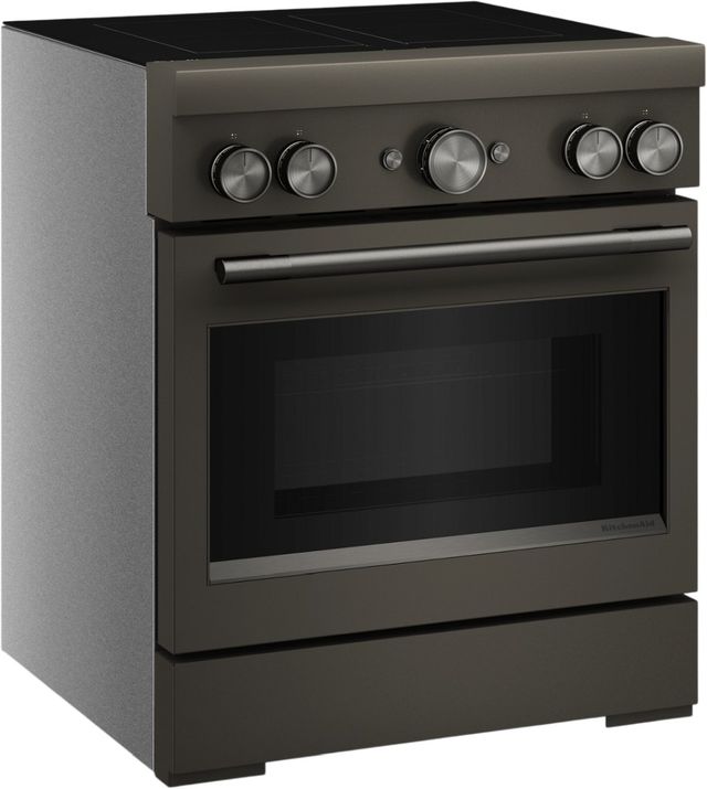 KitchenAid® 30" Black Ore Pro Style Induction Range with Air Fry-3