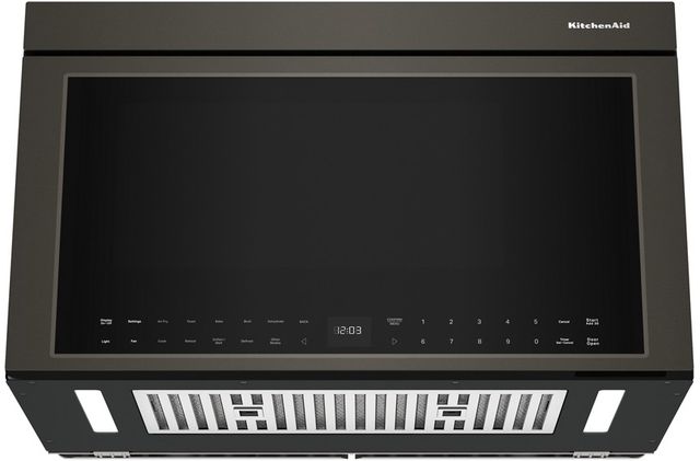 KitchenAid® 1.1 Cu. Ft. Black Ore Over The Range Microwave-4
