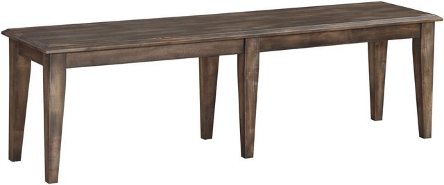 Winners Only® Daphne Deep Gray Dining Bench-0