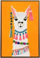 Stylecraft Festive Llama Wall Art-0