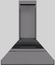 Vent-A-Hood® 30" Gunsmoke Wall Mounted Range Hood-1
