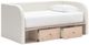 Signature Design by Ashley® Arloster Tan/White Full Upholstered Daybed with Storage-1