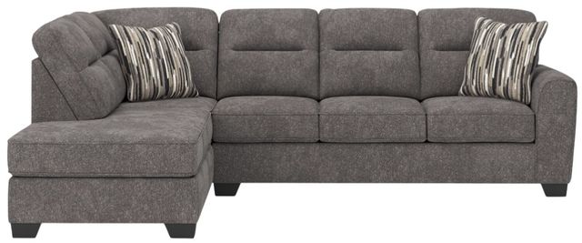 Benchcraft® Olten 2-Piece Graphite Left-Arm Facing Sectional and Chaise-1