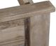 International Furniture Direct Teak Ivory Queen Panel Bed-4