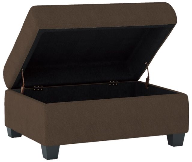 Homelegance® Maston Chocolate Storage Ottoman-3