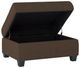 Homelegance® Maston Chocolate Storage Ottoman-3