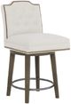 Fairfield® Customizable Dining Entree Empire 20" Short Back Swivel Counter Stool-0