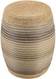 A & B Home Natural Rattan Drum Accent Table-0