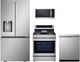 LG 4 Piece PrintProof™ Stainless Steel Kitchen Package-0