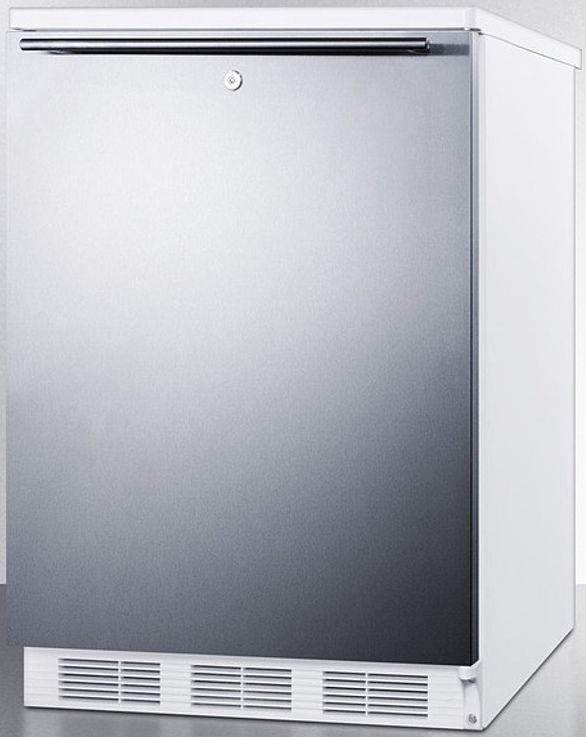 Accucold® by Summit® 24" 5.5 Cu. Ft. Stainless Steel Compact Refrigerator-1