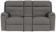 Flexsteel® Mason Dark Gray Manual Reclining Loveseat with Console-0