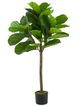 A & B Home Green 52" Artificial Fig Leaf Tree-0
