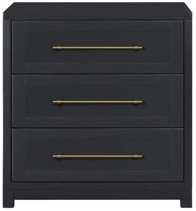 Parker House® Oasis Sable Black 3-Drawer Cabinet-1