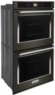 KitchenAid® 30" Black Stainless Steel with PrintShield™ Finish Smart Electric Built In Double Oven-3