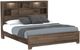Emerald Home Peyton Brown King Bookcase Bed-0