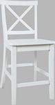 Jofran Inc. Eastern Tides Blanc X Back Counter Stool-1