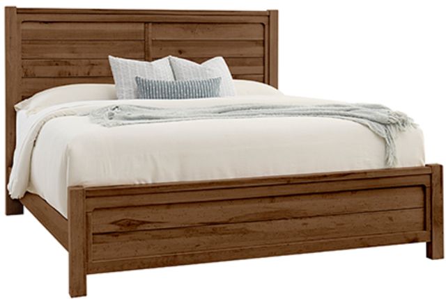 Artisan & Post by Vaughan-Bassett Cool Rustic Amber California King Plank Bed-0