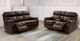 Furniture of America® Antenor Brown Power Reclining Sofa-1
