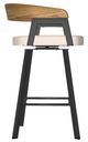 Amisco Customizable Carmela Swivel Counter Stool-4