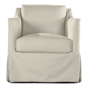 Lane Venture® Harrison Off-White Swivel Lounge Chair-1