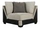 Benchcraft® Ardsley 4-Piece Pewter Left-Arm Facing Sectional and Chaise-4