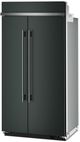KitchenAid® 42" 25.5 Cu. Ft. Juniper Built In Side-by-Side Refrigerator with Platinum Interior-2