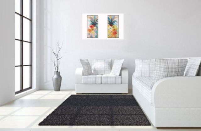 Classy Art 2-Piece 39" Hand Painted Textured Wall Art Set-2