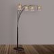 Crown Mark Rain Drop Black 84" Arc Floor Lamp-1