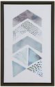 Olliix by Urban Habitat Blue/Grey Set of 2 This and That Way Framed Gel Coat Canvas-3