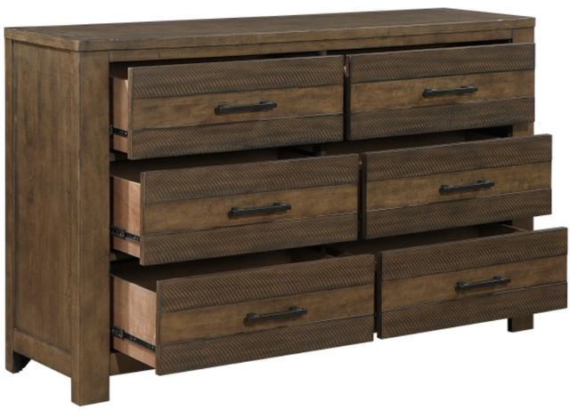 Mazin Furniture Conway Antique Brown Dresser-2