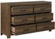 Mazin Furniture Conway Antique Brown Dresser-2