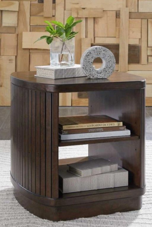 Signature Design by Ashley® Korestone Dark Brown Square End Table-4